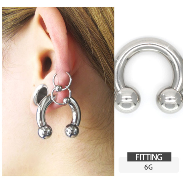 ボディピアス サーキュラーバーベル/6G ボディーピアス CBB-6G