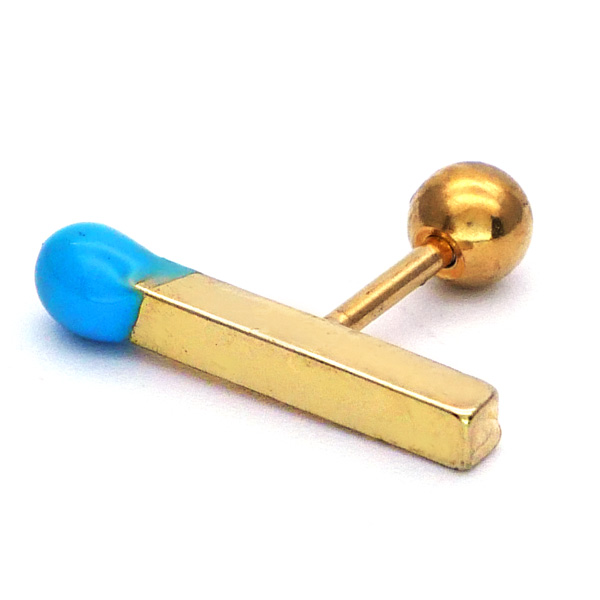 ボディピアス [Soeur de Nana] マッチ棒バーベル/16G ストレート