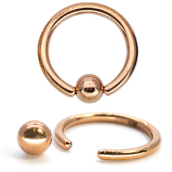 ボディピアス [カスタム] キャプティブビーズリング/20G・18G・16G