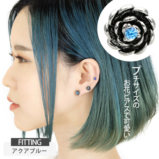 Raffle (M) ピアス MIX (GD×SV ) | Lamie (ラミエ) Jewelry