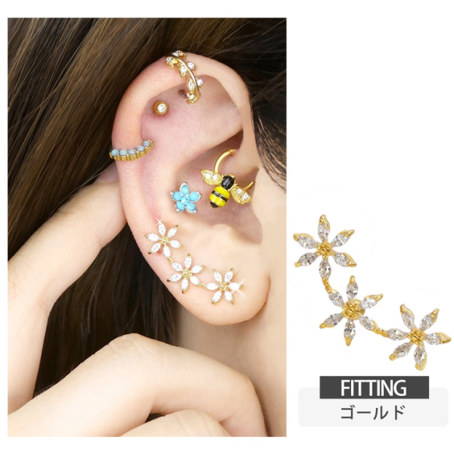 makaris マカリス　ピアス３点セット 2025年最新】makarisの人気アイテム - メルカリ