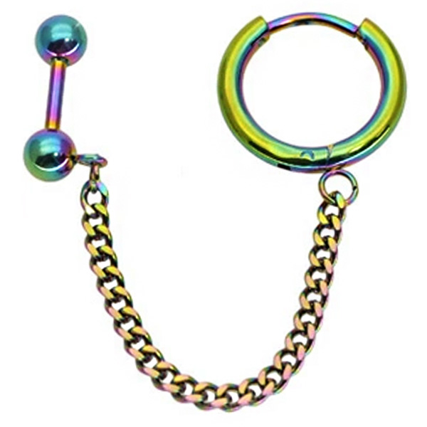 juu【ピアス】二点、ノベルティ付き ボディピアスパーツ 【2個セット】ネジ式 スクリュー☆キャッチ