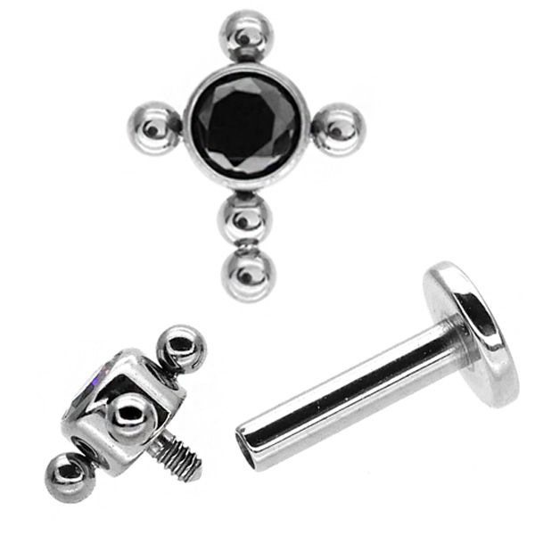 ボディピアス 18G 16G つけっぱなしにおすすめ ジュエルセット