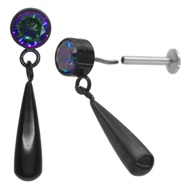 ピアス 20G 18G 16G つけっぱなしにおすすめ ティアドロップ