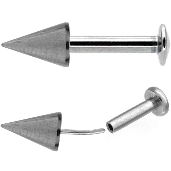 ピアス 20G 18G 16G つけっぱなしにおすすめ スパイクプッシュピン