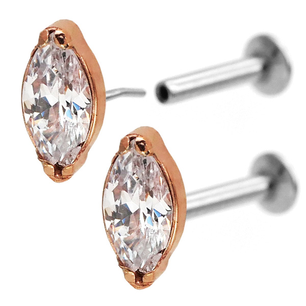 ピアス 20G 18G 16G つけっぱなしにおすすめ マーキーズジュエル