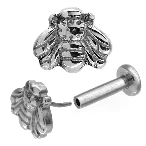 sweet pea ピアス ピアス 20G 18G 16G つけっぱなしにおすすめ 蜂プッシュピン