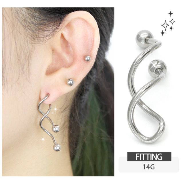 ♡∞♡∞♡様　　ボディピアス　24点 ボディピアス ムーンサルトスパイラルバーベル/16G・14G