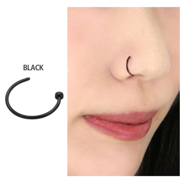 ボディピアス ノストリルリング/20G・18G ボディーピアス 鼻ピアス