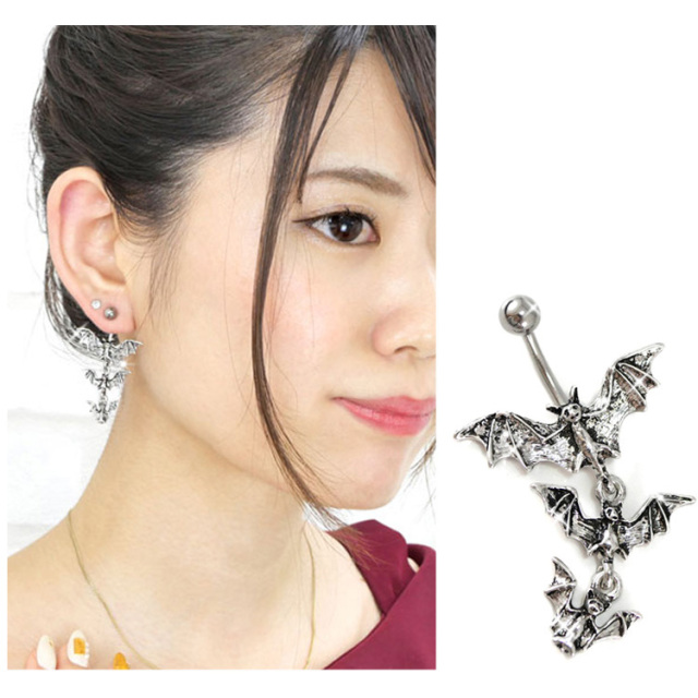 ボディピアス ゴシックバンパイアネイブル/14G へそピアス