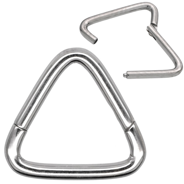 ボディピアス ワンタッチで装着 ネオシンプルシェイプセグメントリング