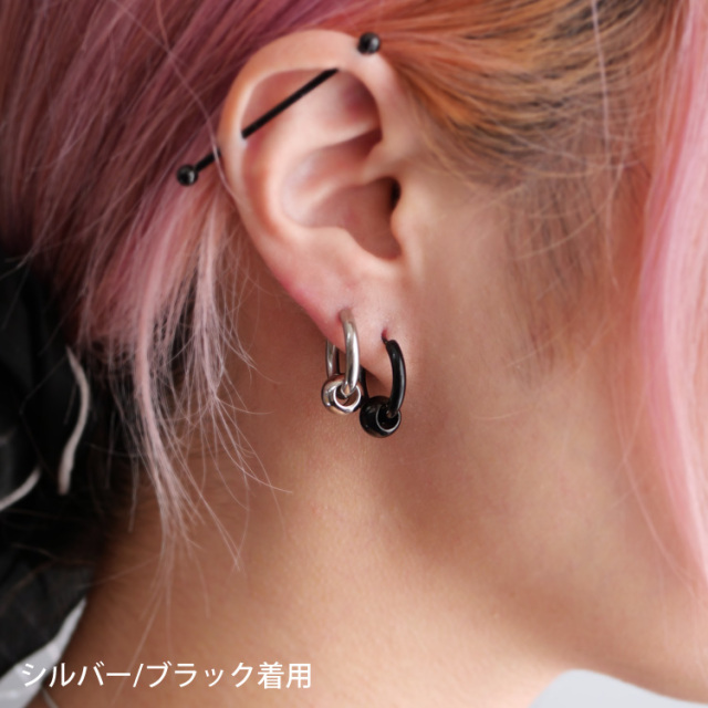 ボディピアス フェイクラージセグメントリング/18G ボディーピアス