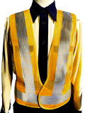猛暑対応超軽涼サマー安全ベスト（黄色）
