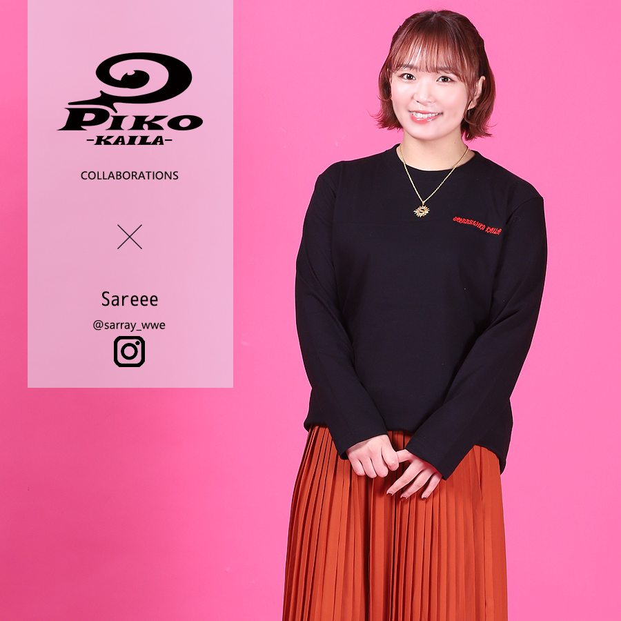 Sareee×PIKO KAILAコラボ長袖Tシャツ