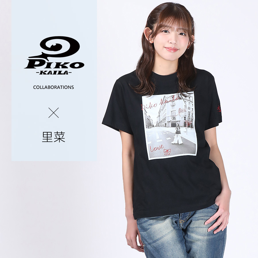 里菜×PIKO KAILAコラボ第3弾！半袖Tシャツ