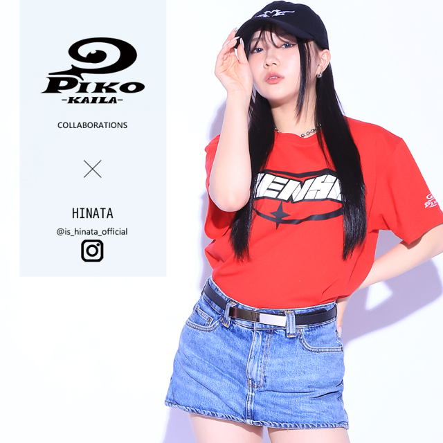 iScream CIRRA HINATA × PIKO KAILA Tシャツ HINATAコラボアイテム