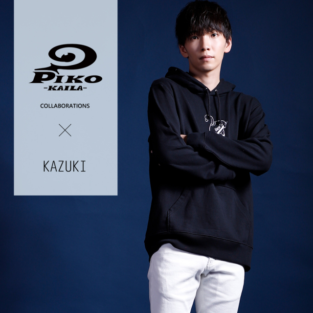 KAZUKI×PIKO KAILAコラボプルオーバーパーカー