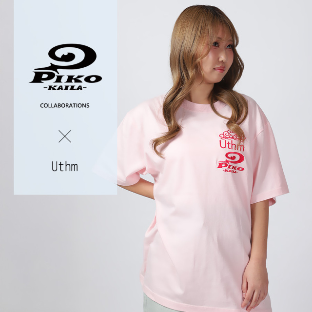 Uthm×PIKO KAILAコラボ半袖Tシャツ
