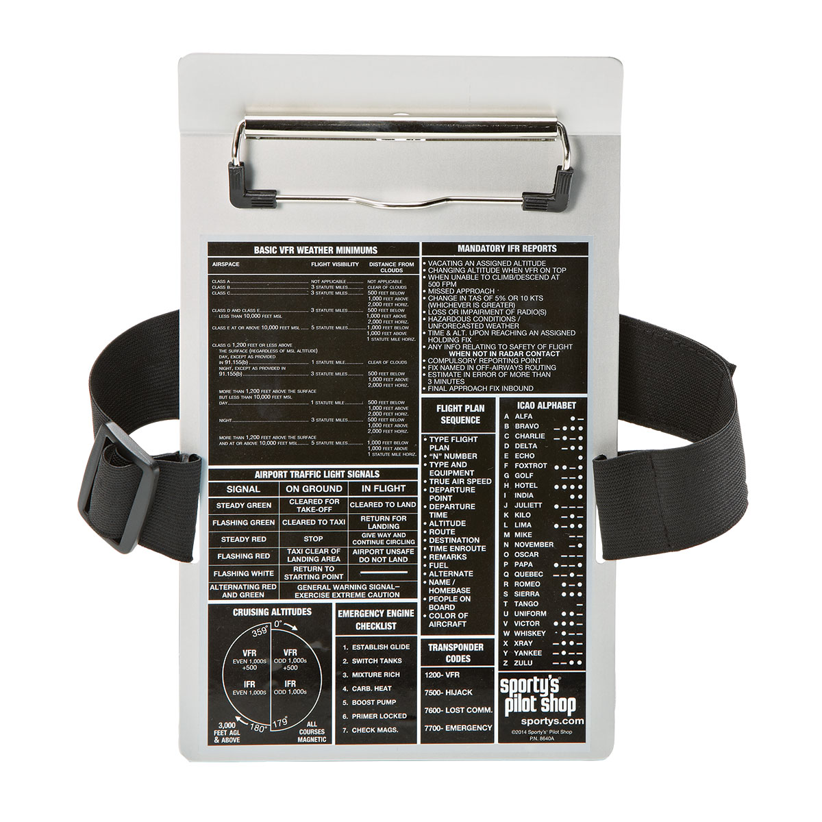 Sporty's Classic Kneeboard(VFR/IFR両方)