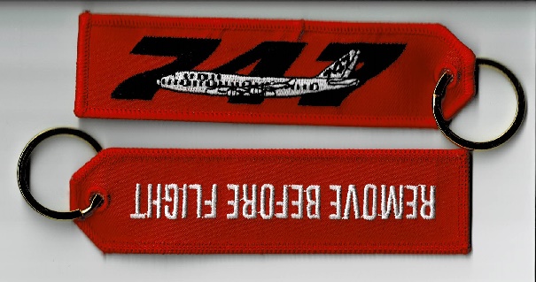 RBF B747キイチェーンタグ