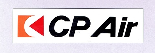 エアライン角ステッカー(小)CP Air
