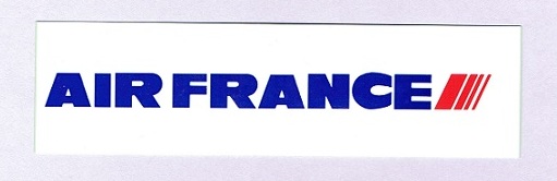 エアライン角ステッカー(小)AIR FRANCE
