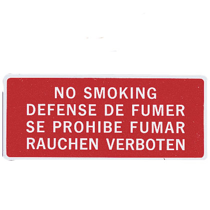 NO SMOKINGプラカード