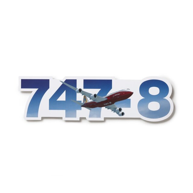 ボーイングDie-CutステッカーB747-8