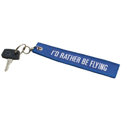I'd Rather Be Flying Key Chain