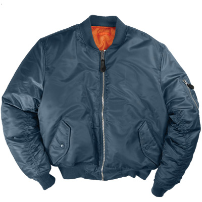 MA-1 Flight Jacket 紺色(Ｌサイズ)
