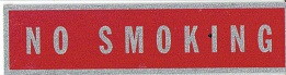 NO SMOKINGプラカード
