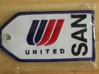 ラゲッジタグ -United Airlines SAN（サンデアゴ空港）