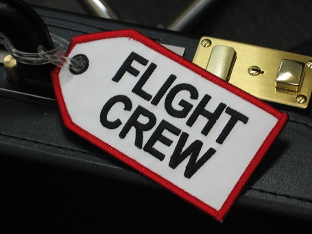 ラゲッジタグ FLIGHT CREW(WHITE)