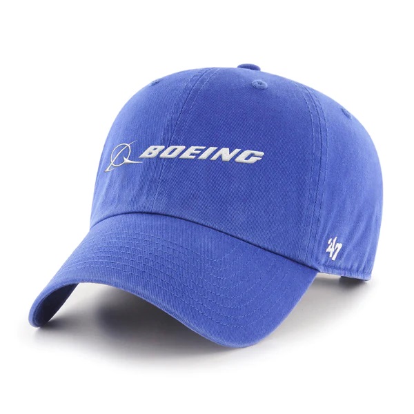 47 Boeing Signature Logo Clean Up Hat (ブルー)