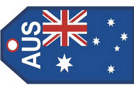 ラゲッジタグ - Australia Flag（オーストラリア）