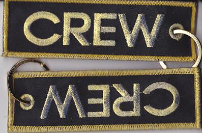CREWキイチェーンタグ(ゴールド)