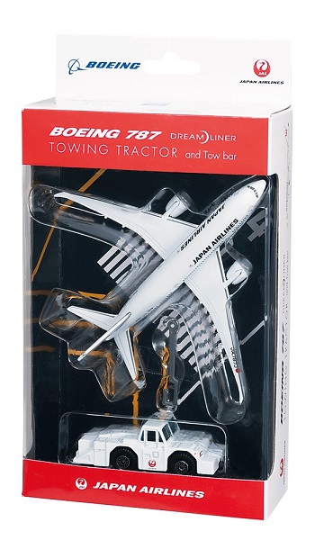 飛行機ダイキャストセットJAL鶴丸 パイロットハウス