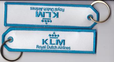 KLM キイチェーンタグ