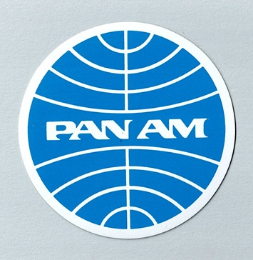 エアライン丸ステッカー(中)PanAm