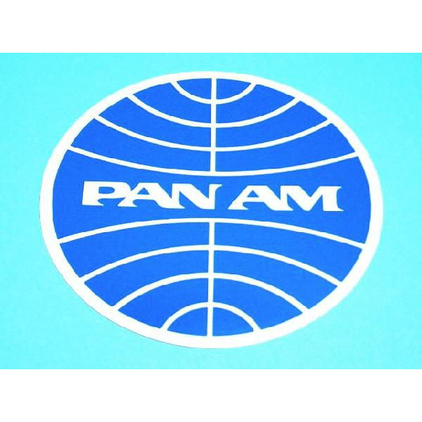 エアライン丸ステッカー(大)PAN AM