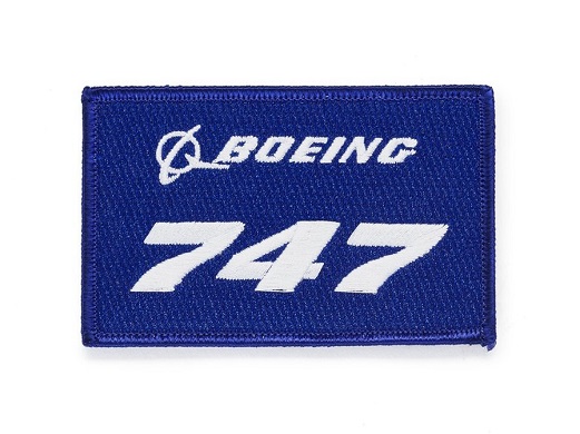 BOEING747刺繍ワッペン