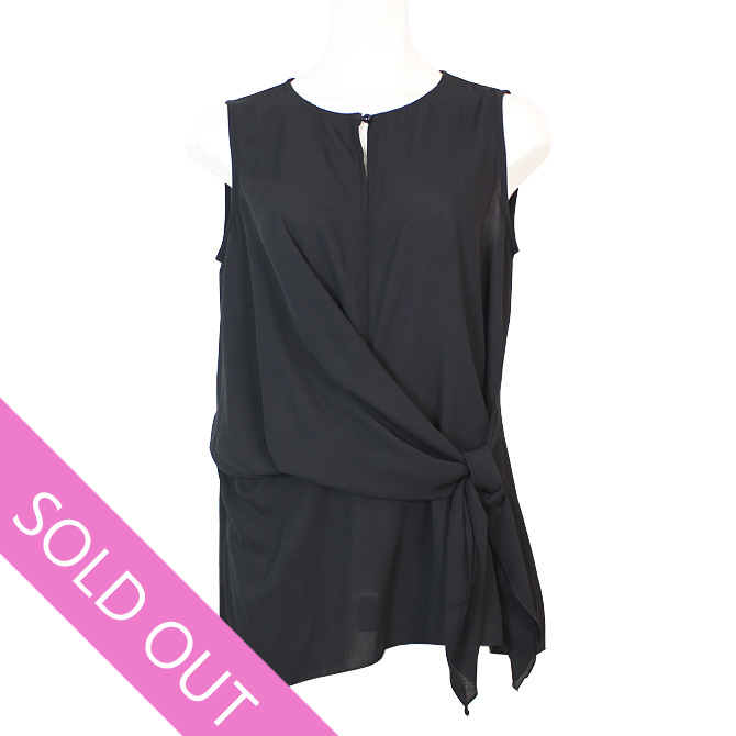 【ARIANNE】【アリアンヌ】5602 トップス Black S