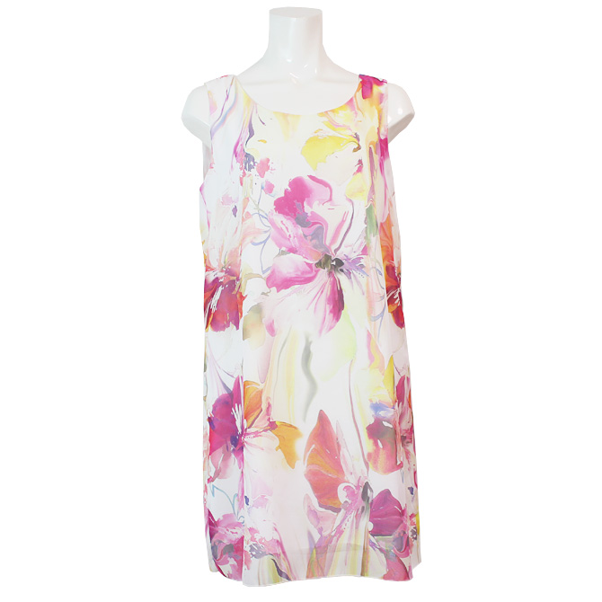 【ARIANNE】【アリアンヌ】8410　フラワープリントワンピース　S