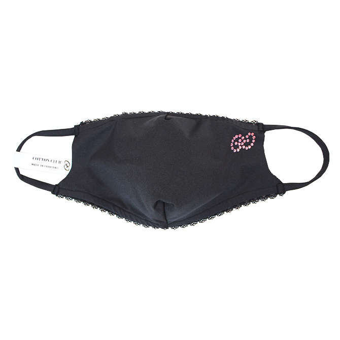 【COTTON CLUB】【コットンクラブ】MASQUE　FV7　マスク　BLACK