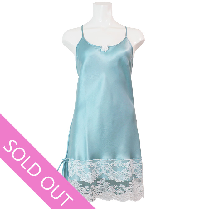 【COEMI】【コエミ】「LEONA」162763 シルクスリップ PORCELAIN