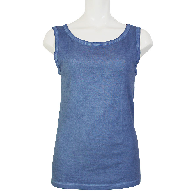 【Madiva】【マディバ】 ACQUA　オーガニックコットン　タンクトップ　MIRTILLO （ブルーベリー）