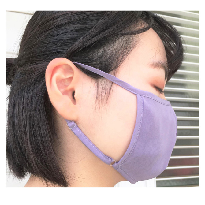 【a sakura】【ラ・サクラ】3090　シルク100％　洗えるシルク マスク　ポケット付き立体タイプ　ポケット付き