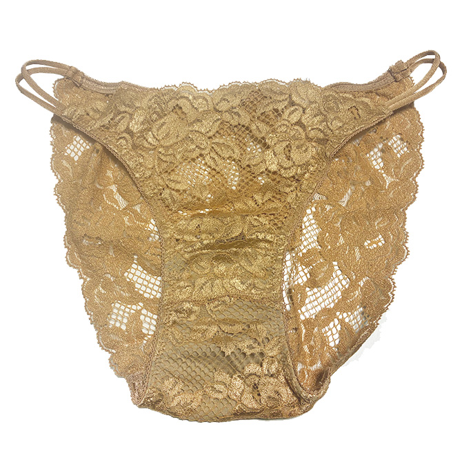 【STUDIO SHINNO】【スチューディオシンノ】 0921　サイドストリング　総レースショーツ　モカ