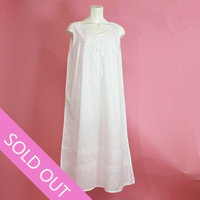 【Thea】【テア】 MAILE　ピュアコットン100％ ノースリーブナイティ