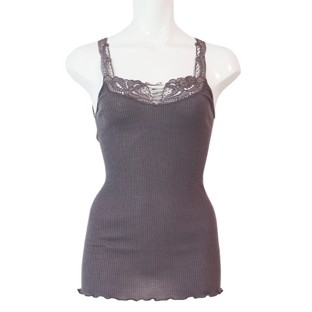 【ARTIMAGLIA】【アートマリア】31402　シルクＸウール レースアップタンクトップ